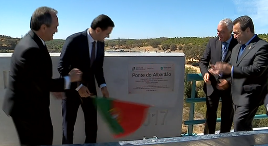 Inauguração da Ponte do Albardão