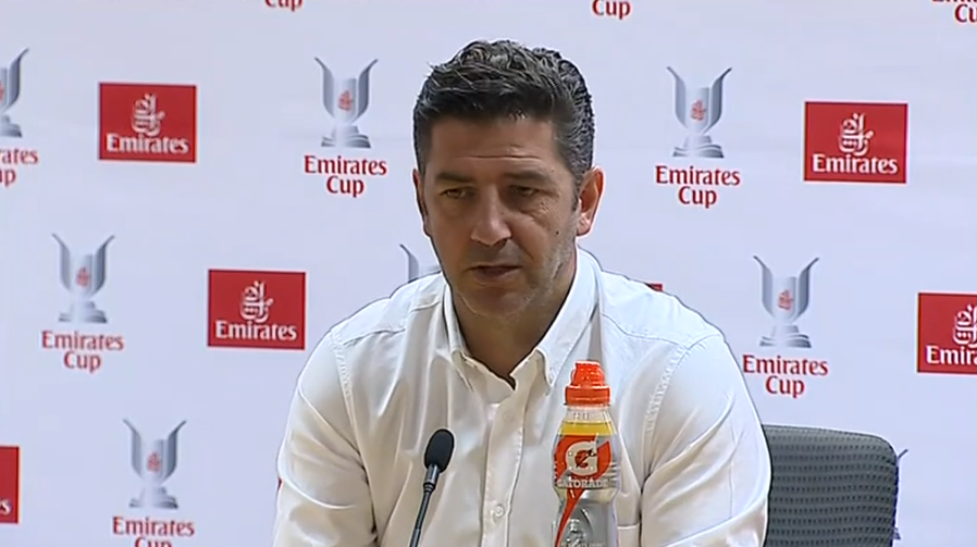 Futebol: conferência de imprensa de Rui Vitória
