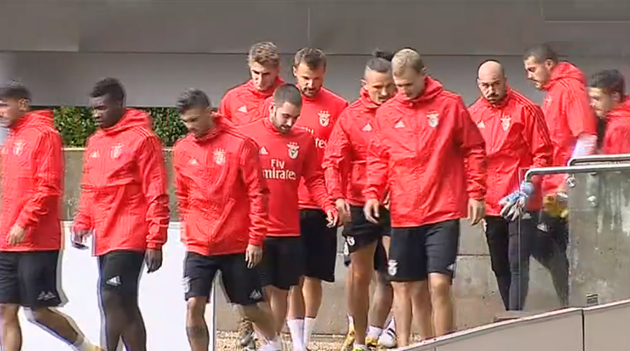 Futebol: Benfica em estágio no Reino Unido