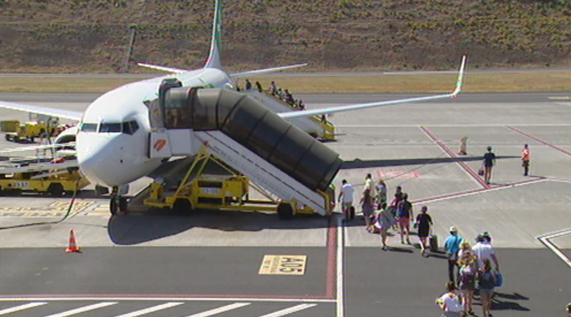 Número de viajantes no aeroporto da Madeira