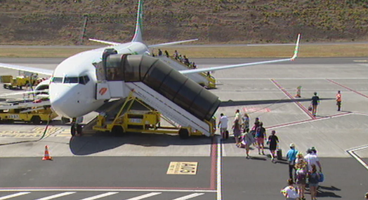 Número de viajantes no aeroporto da Madeira