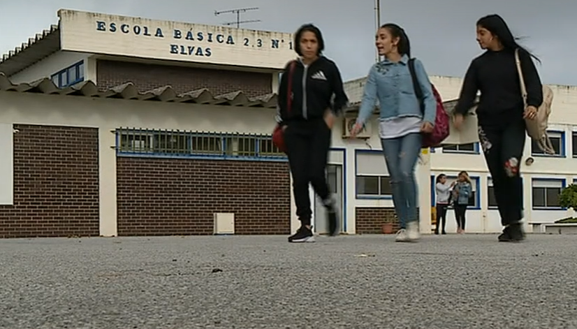 Protesto em escola de Elvas