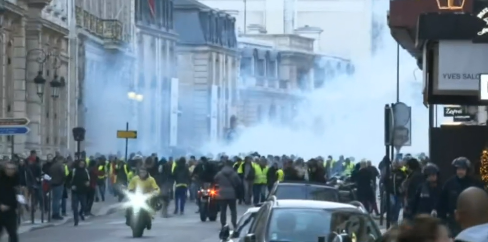 Manifestação em França