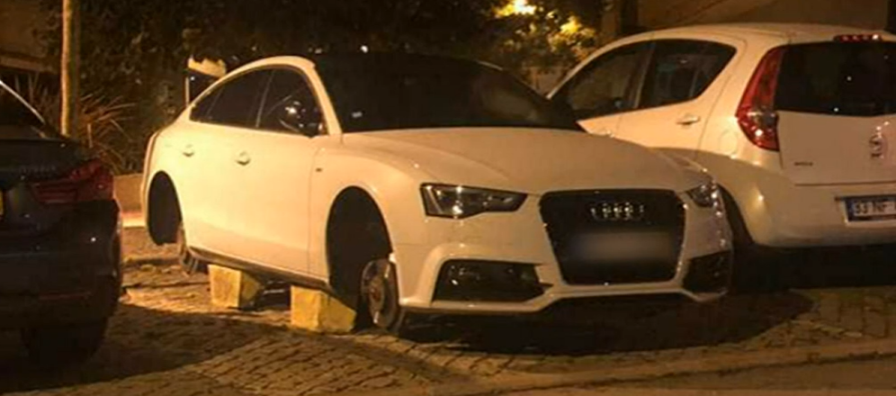 Furto a viaturas em Almada