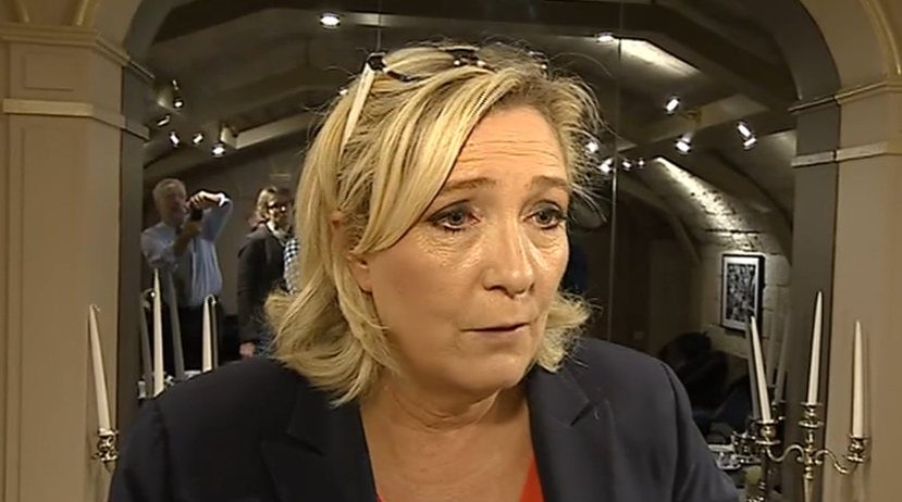 Marine Le Pen em entrevista à RTP