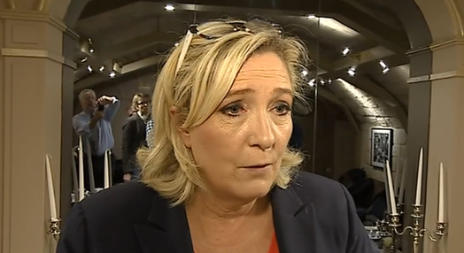 Marine Le Pen em entrevista à RTP