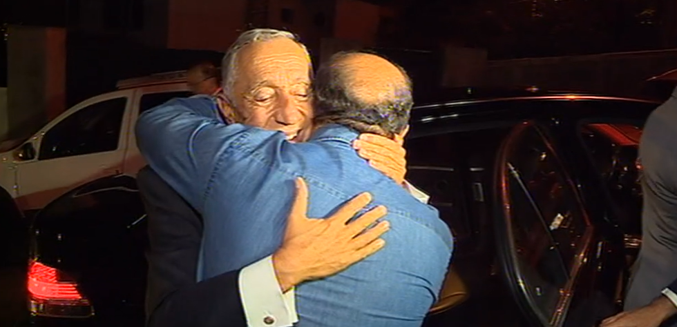 Visita de Marcelo Rebelo de Sousa a moradia em São Roque