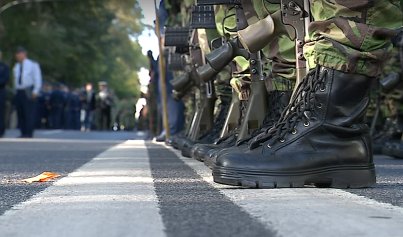 Ensaio do maior desfile militar do último século em Portugal