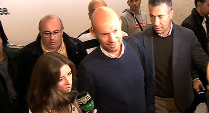 Chegada de Marcel Keizer a Lisboa