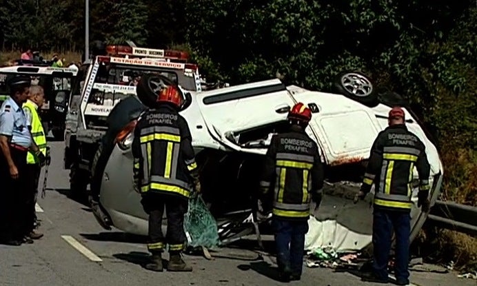 Acidente de viação em Penafiel