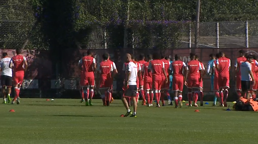 Futebol: treino do Sporting Clube de Braga