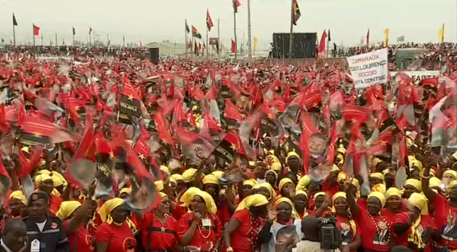 Comício do MPLA em Luanda