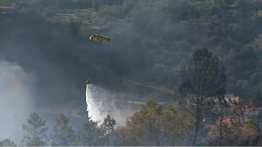 Covilhã ameaçada por incêndio florestal