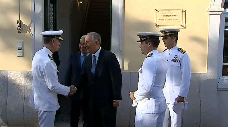 Marcelo Rebelo de Sousa e António Costa em Tavira