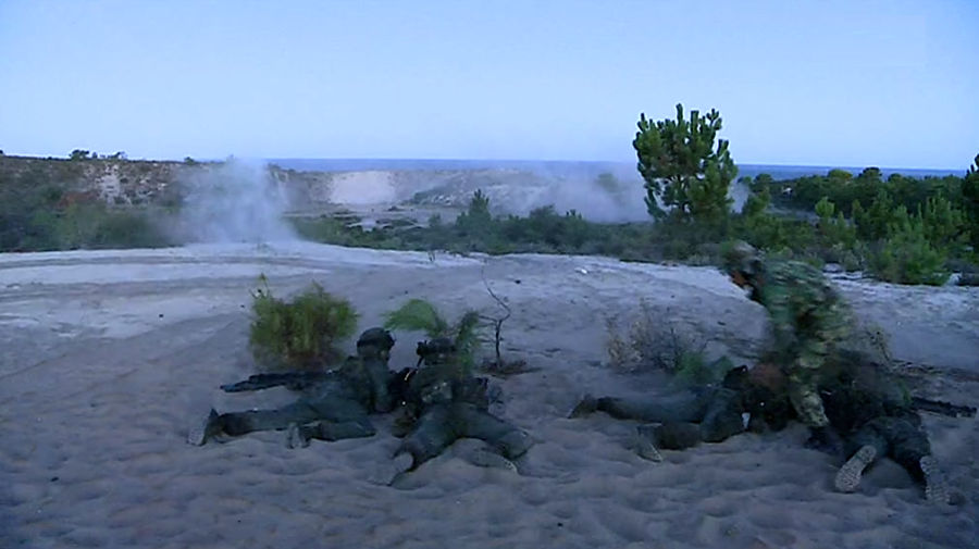 Novos fuzileiros na Marinha Portuguesa