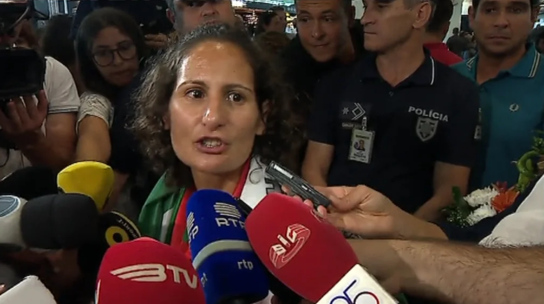 Chegada de Inês Henriques