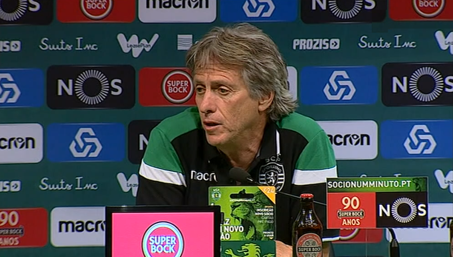 Conferência de imprensa de Jorge Jesus