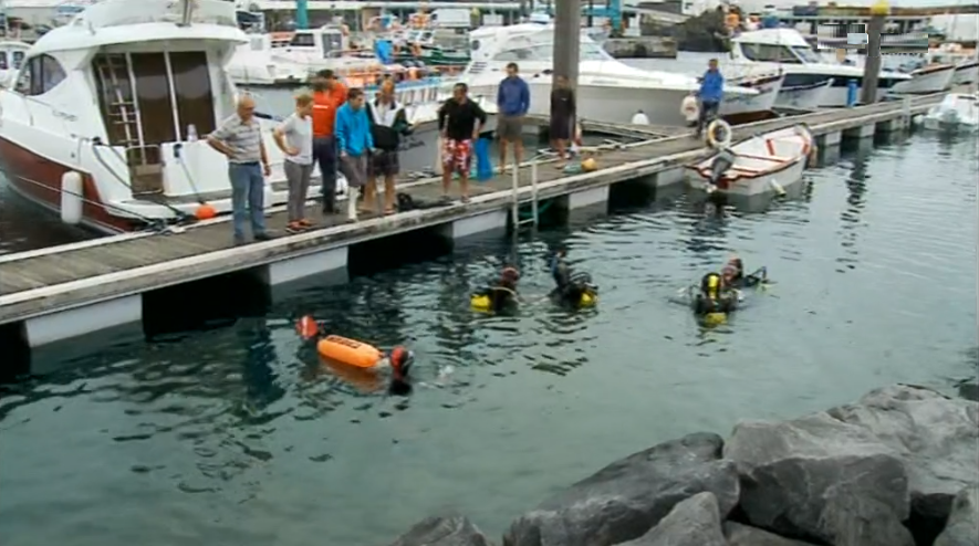 Limpeza do mar na Graciosa