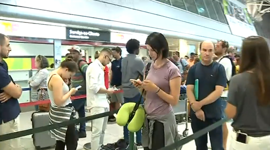 Situação no aeroporto de Lisboa