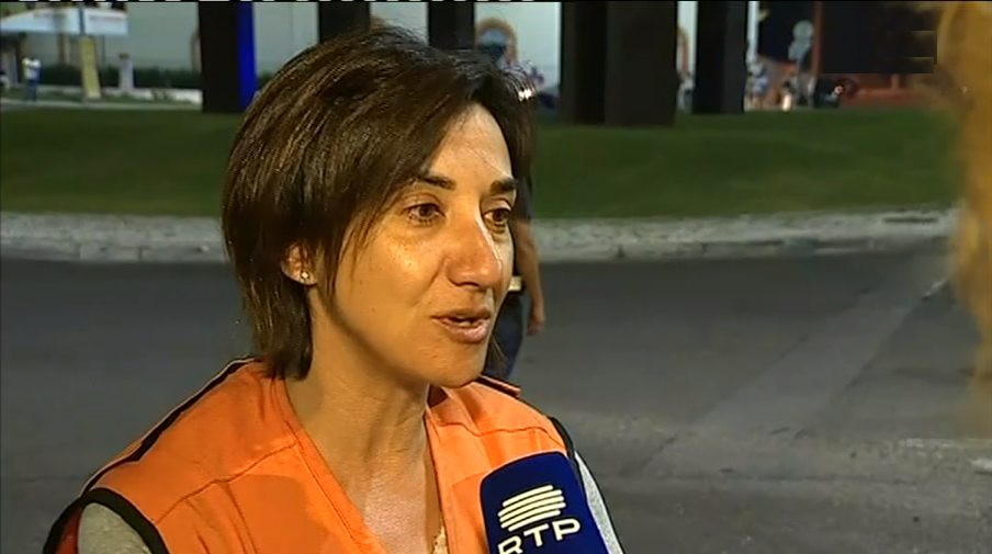 Incêndio florestal em Abrantes