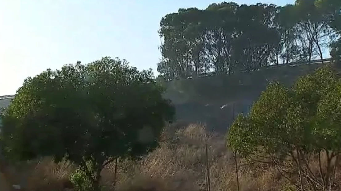 Incêndio florestal em Odiáxere