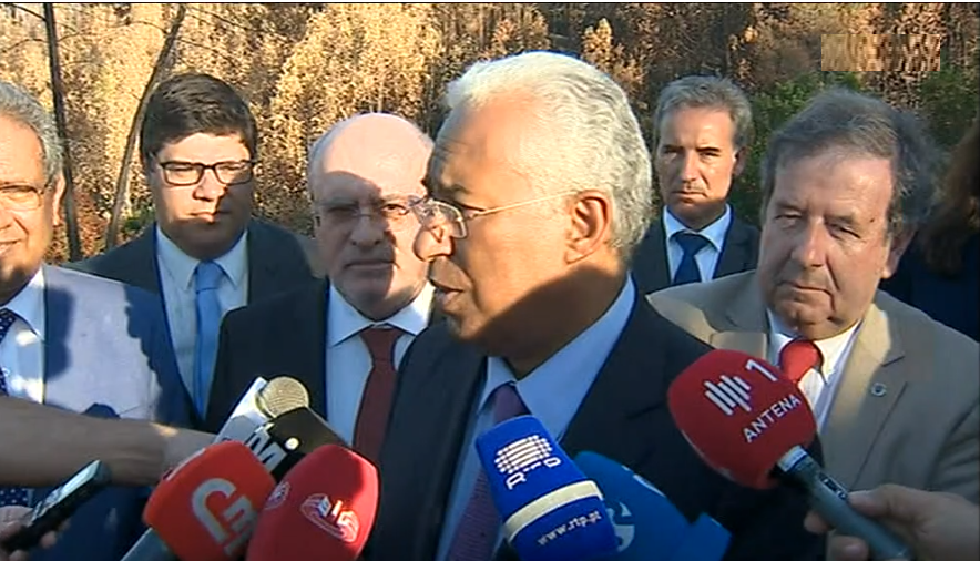 Visita de António Costa a Pedrógão Grande