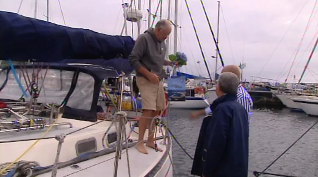 Hortênsias para os iatistas na “Semana do Mar”