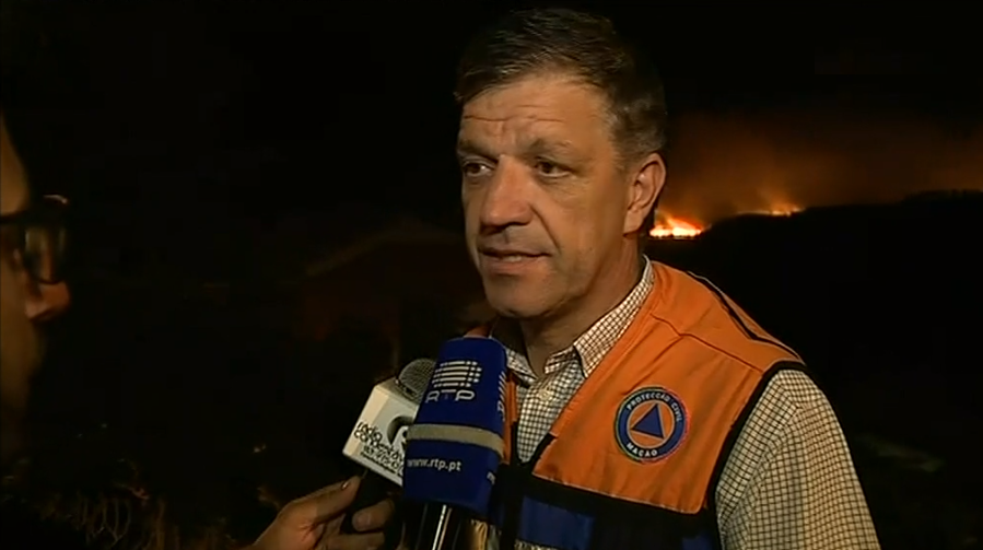 Incêndio florestal em Mação