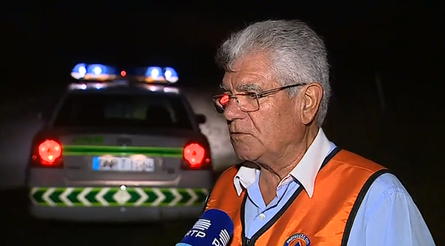 Incêndio florestal em Grândola