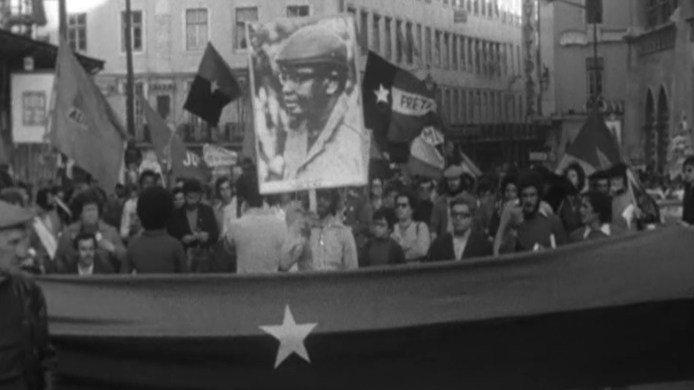 Manifestação de apoio ao MPLA e ao povo de Angola em Lisboa