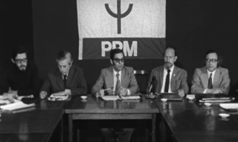 Conferência de imprensa do PPM em Lisboa