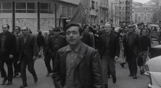 Manifestação dos trabalhadores da TLP em Lisboa