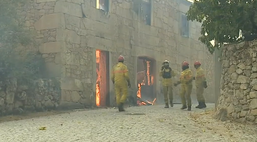 Incêndio florestal em Pinhel