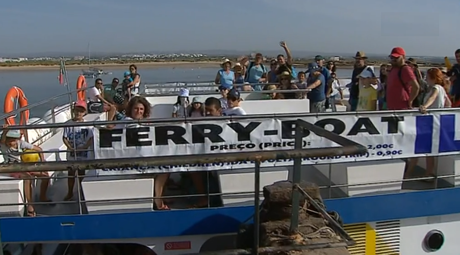 Obras no cais de Tavira