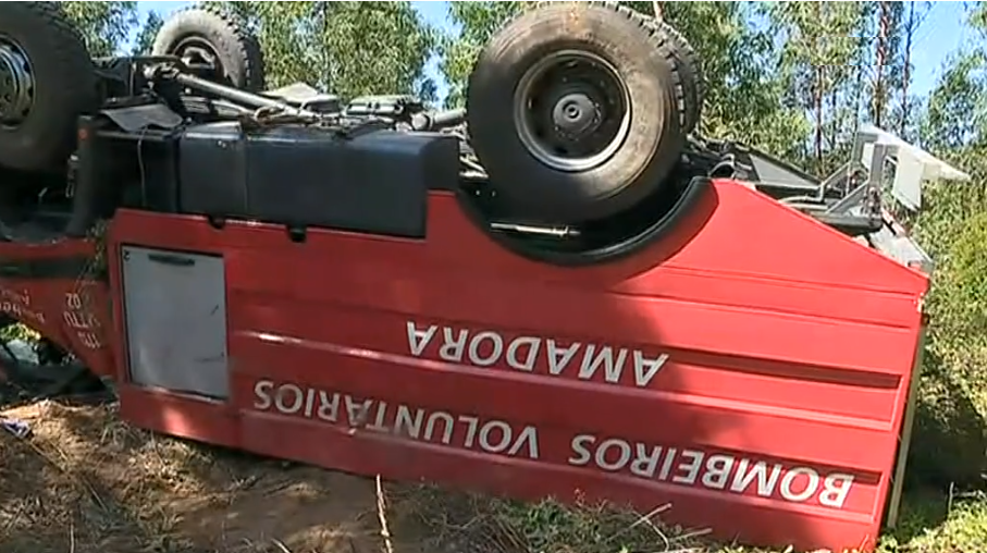 Incêndio florestal na Sertã