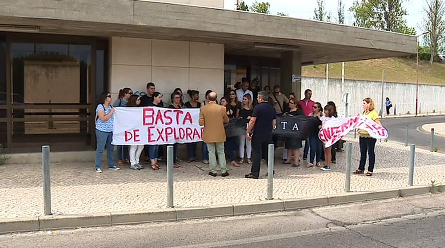 Protesto dos enfermeiros especialistas