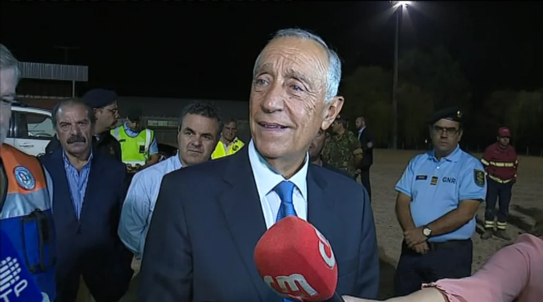 Marcelo Rebelo de Sousa em Orvalho