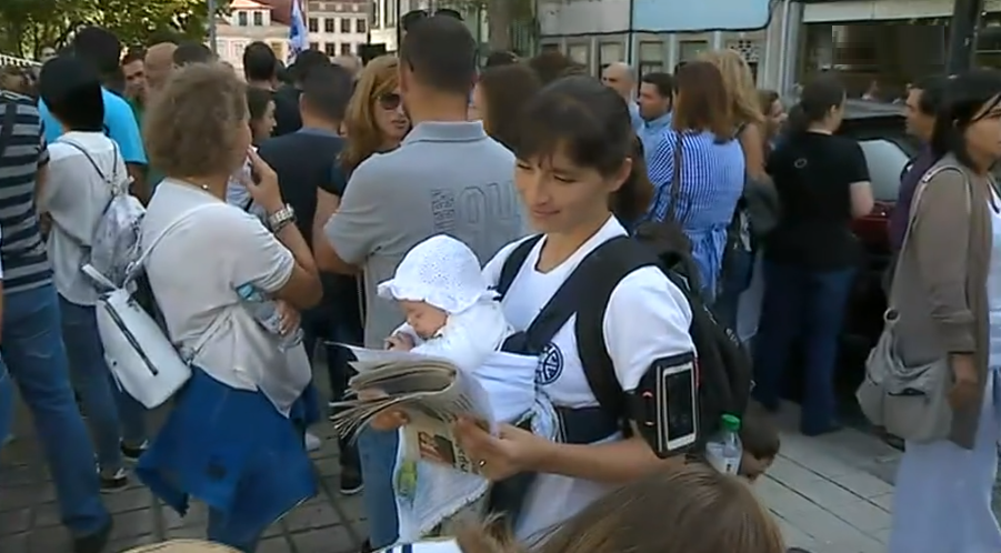 Protesto dos professores