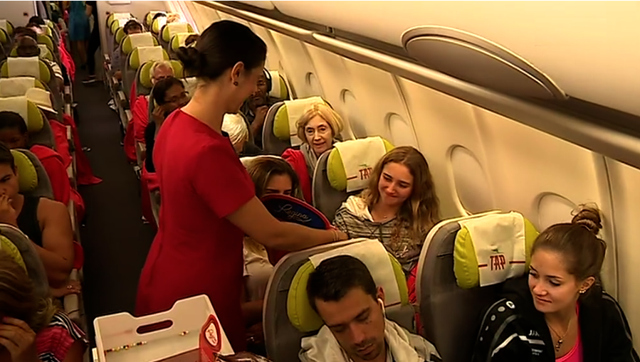 TAP revive viagem dos anos 70