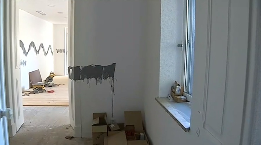 Palácio Baldaya vandalizado