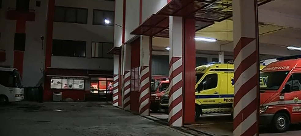 Bombeiros em protesto