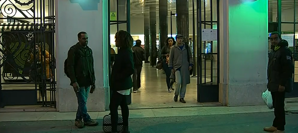 Greve dos trabalhadores comerciais da Soflusa