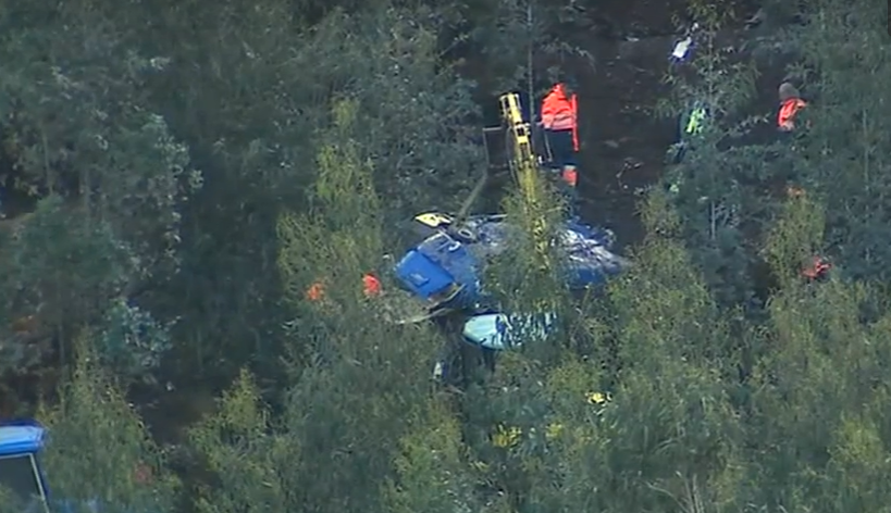 Queda helicóptero do INEM