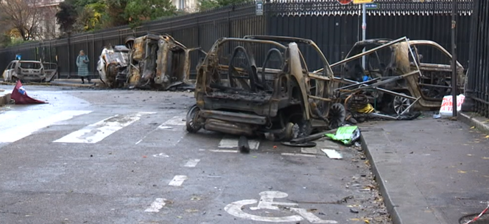 Manifestação dos “coletes amarelos” em Paris