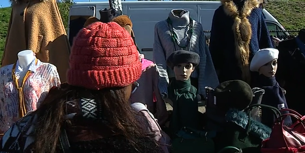 Compras na feira do Relógio