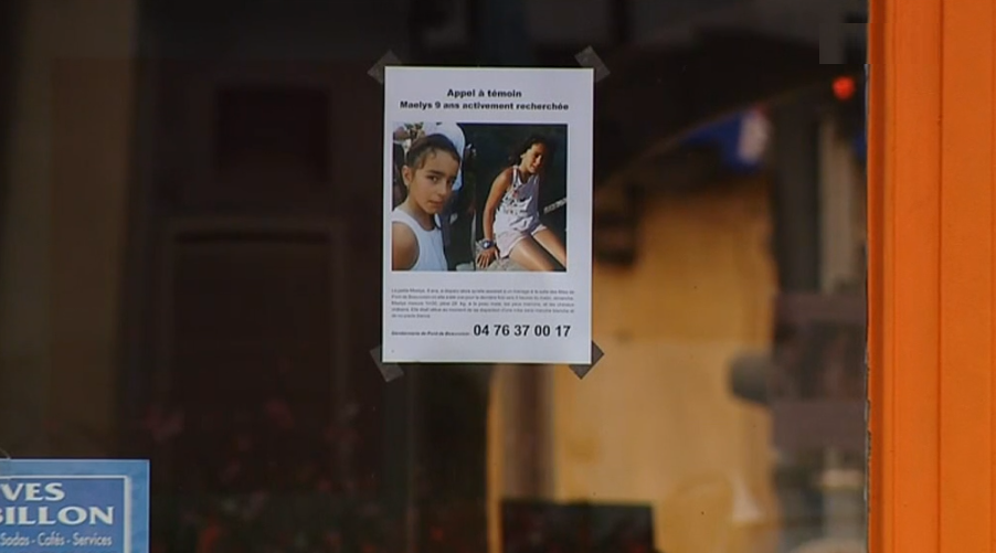 Menina desaparecida em França