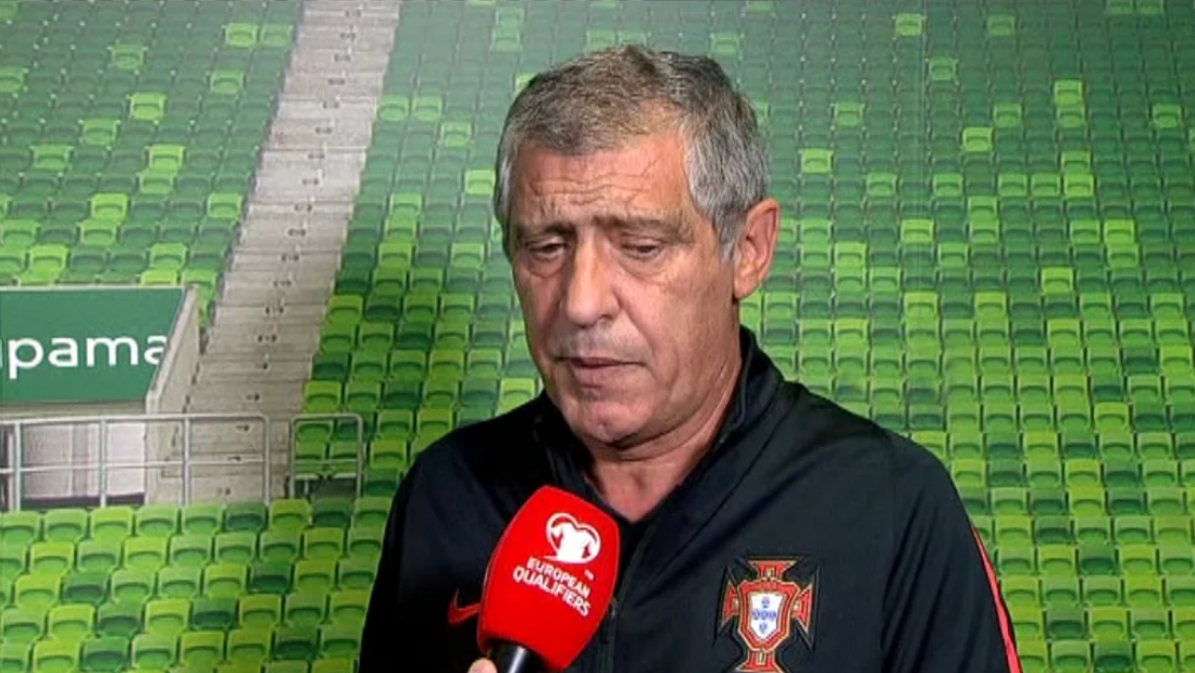 Futebol: Entrevista a Fernando Santos e Pepe