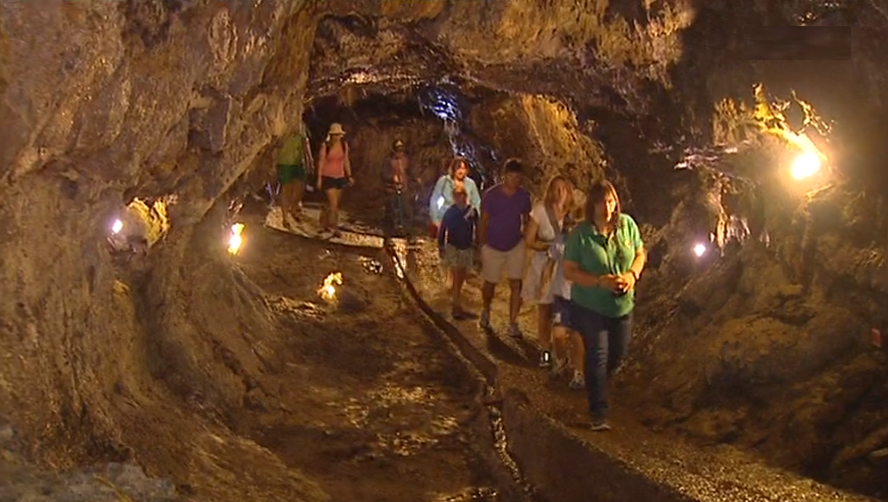 Obras nas grutas de São Vicente