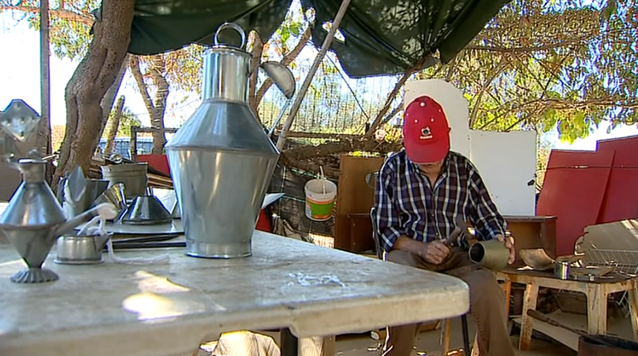 Último latoeiro no Algarve