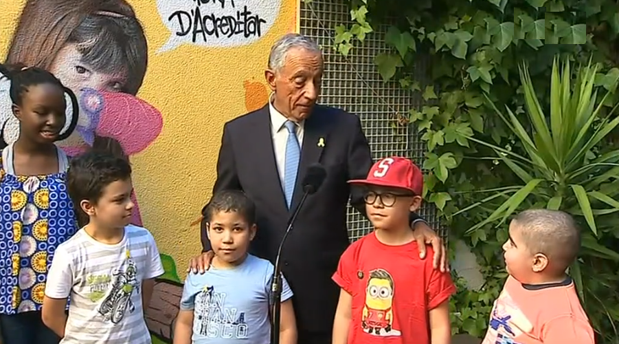 Visita de Marcelo Rebelo de Sousa à Acreditar